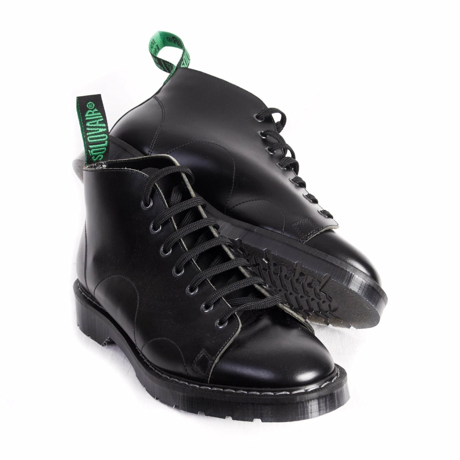 Solovair MONKEY BOOT | 7 Eye | Black - Image 2