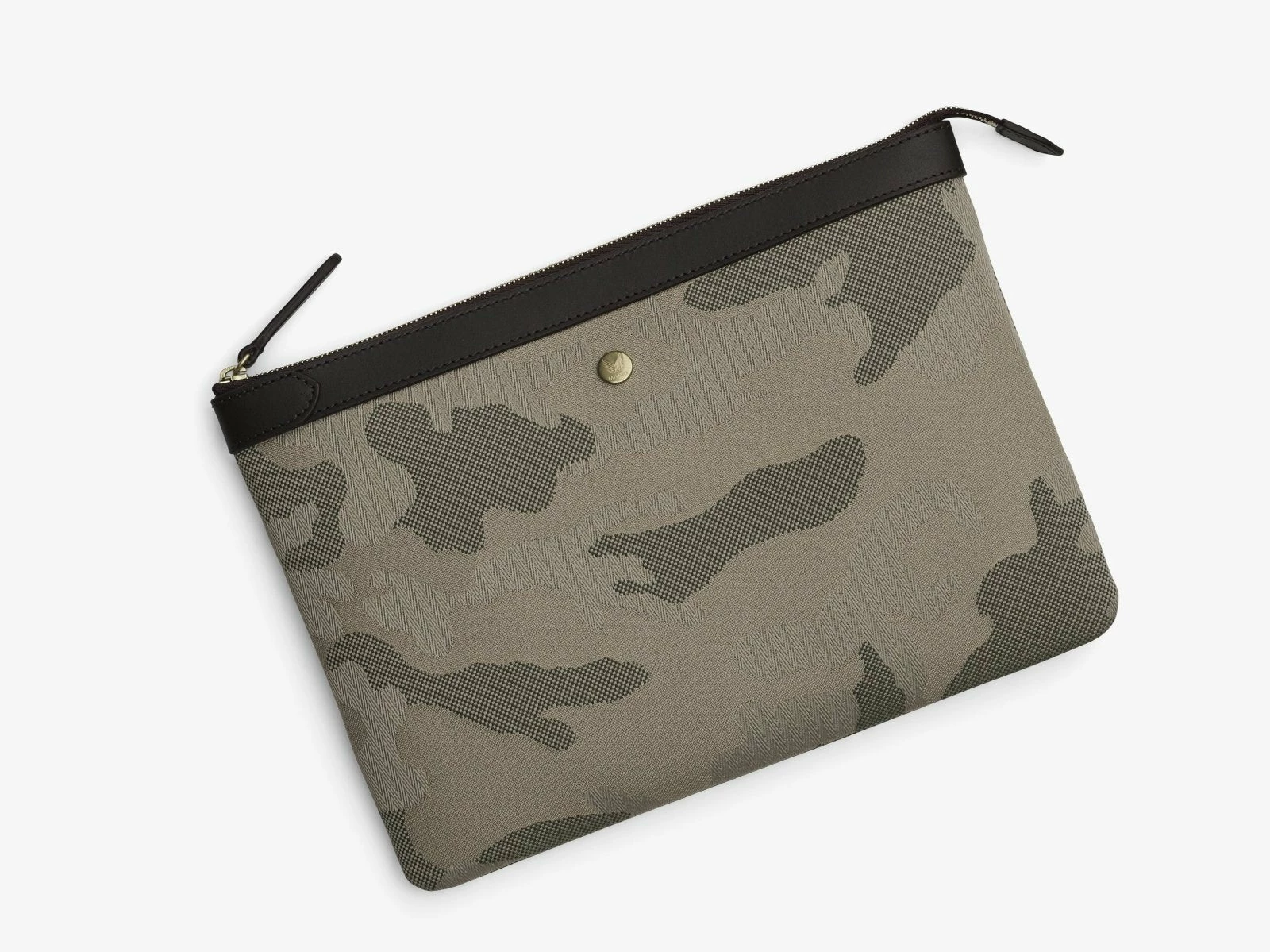 MISMO M/S POUCH LARGE | Sage Camo/Dark Brown