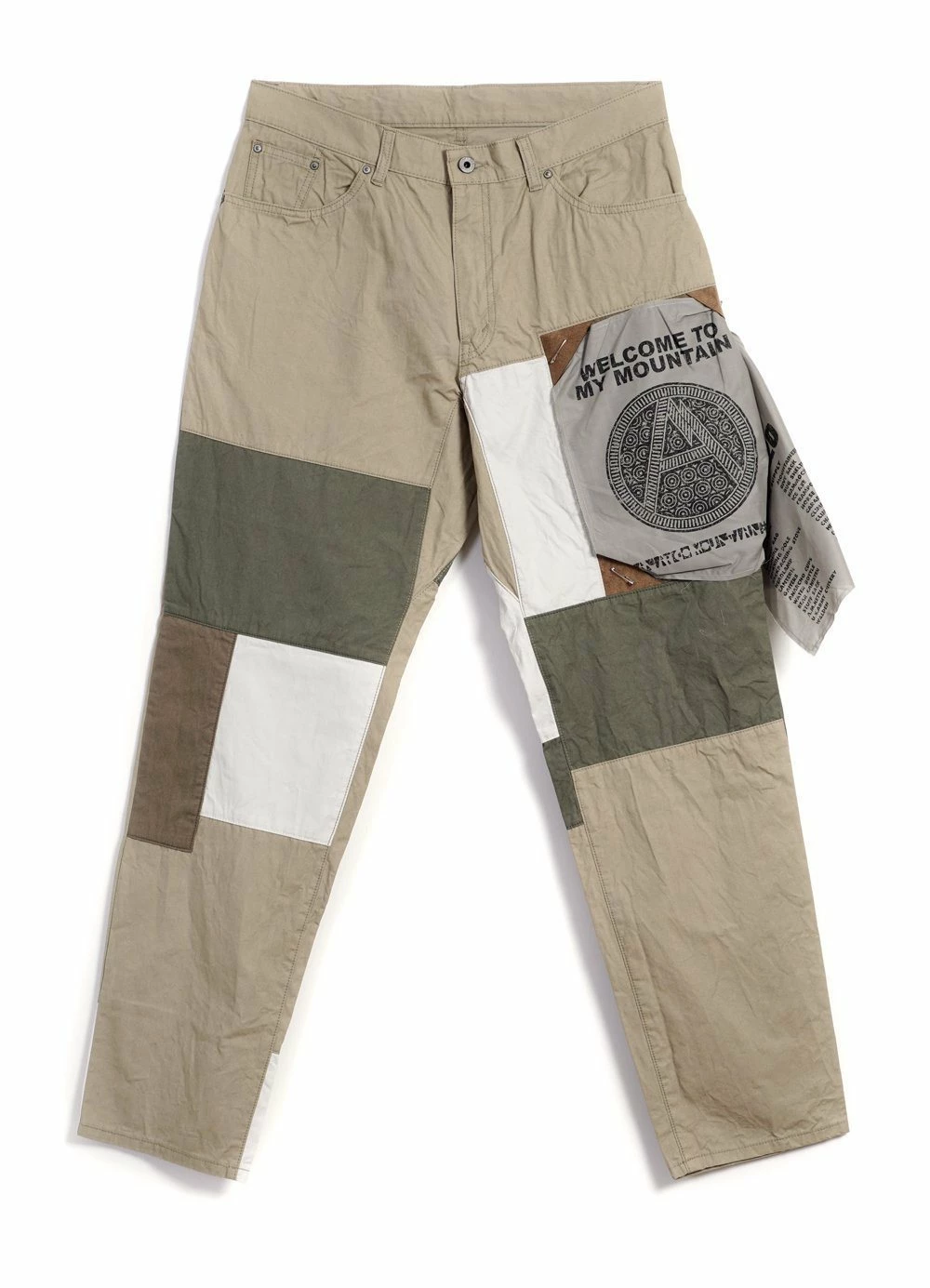 MOUNTAIN RESEARCH PATCHWORK PANTS | Beige