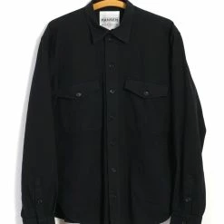 HANSEN GARMENTS RUBEN | Casual Over Shirt | Black
