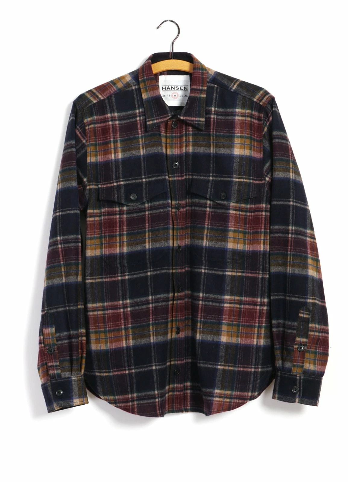 HANSEN GARMENTS RUBEN | Casual Over Shirt | Multi Colour Check