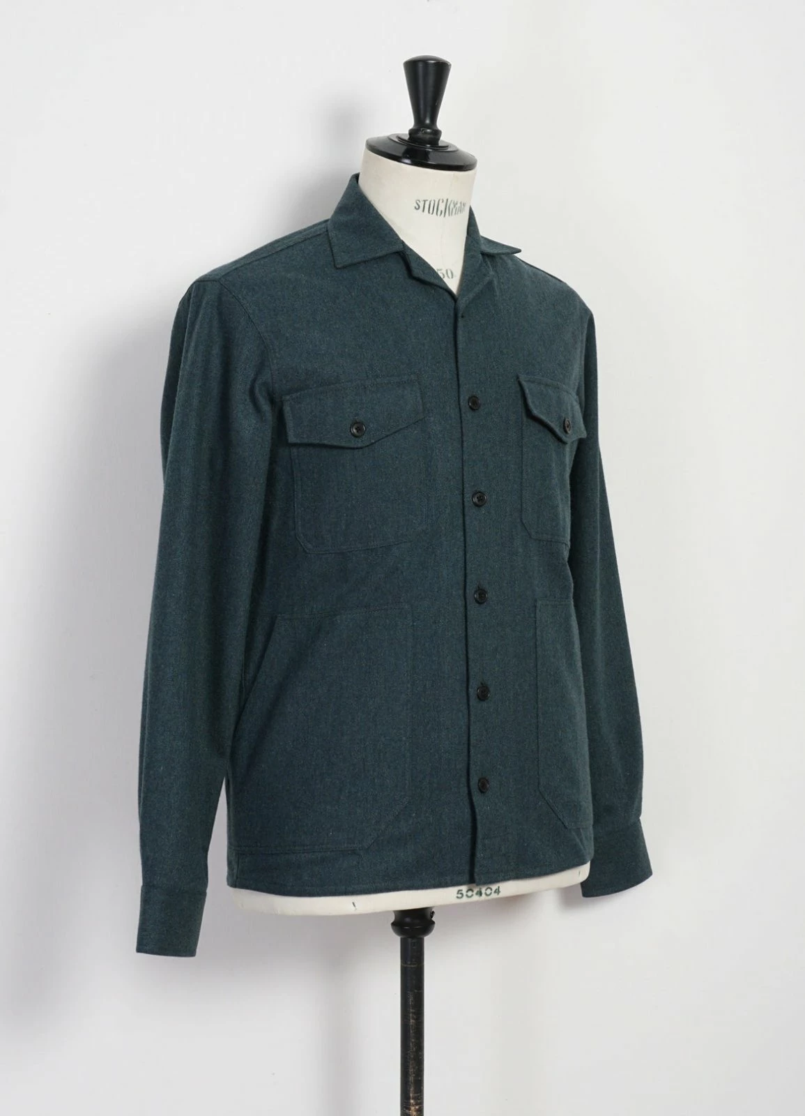 HANSEN GARMENTS STEFAN | Worker Over Shirt | Moss Green - Image 4