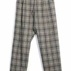 HANSEN GARMENTS SUNE | Pleated Wide Cut Trousers | Check 1