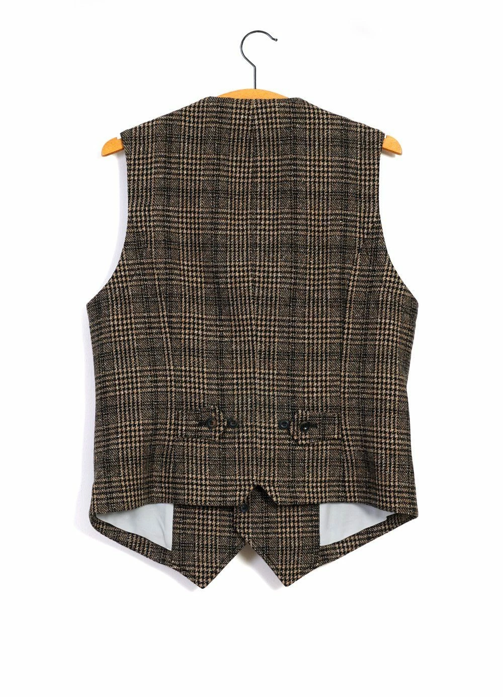 HANSEN GARMENTS WILLIAM | Lapel Waistcoat | Checkered - Image 2